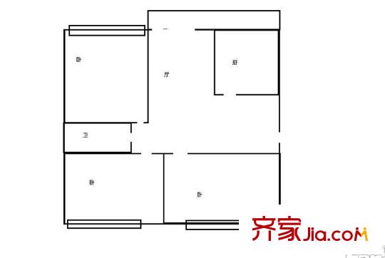 湘江麗園3室1廳1衛(wèi)1廚