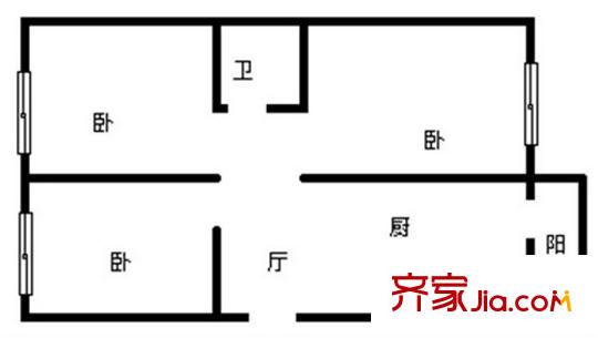 木介街小區(qū)戶型圖木介小區(qū) 戶型圖 3室1廳1衛(wèi)1廚