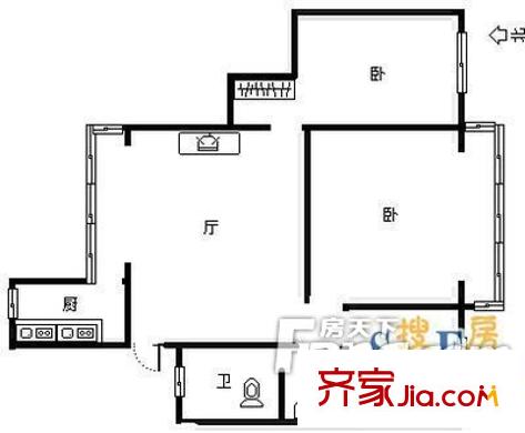木介街小區(qū)戶型圖木介小區(qū) 戶型圖 3室1廳1衛(wèi)1廚