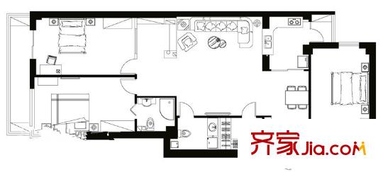 哈爾濱 龍興大廈 戶型圖