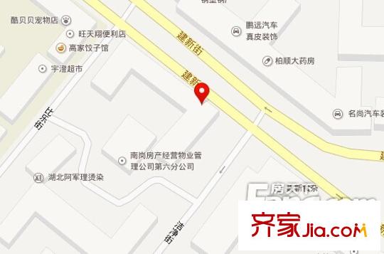建新街12號(hào)小區(qū)交通圖
