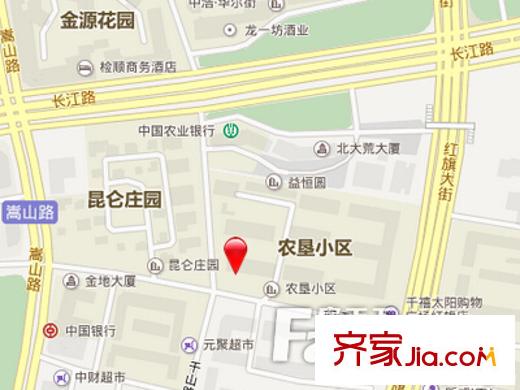 賀達(dá)小區(qū)交通圖 
