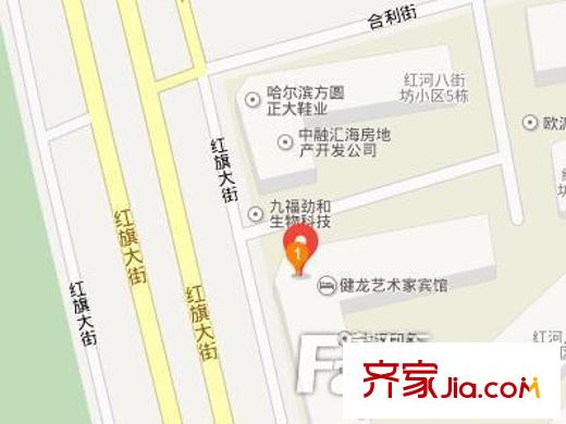 紅河小區(qū)交通圖