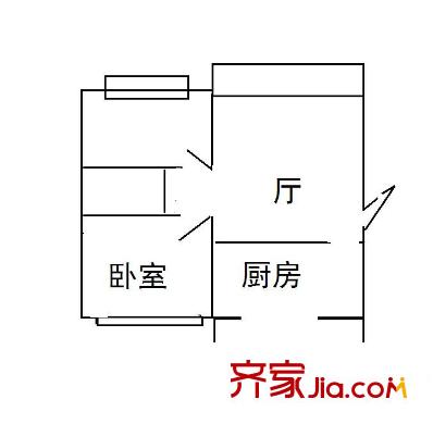 泰山家園(農(nóng)田街)戶型圖哈爾濱 泰山家園(農(nóng)田街) 戶型圖 1室1廳1衛(wèi)1廚