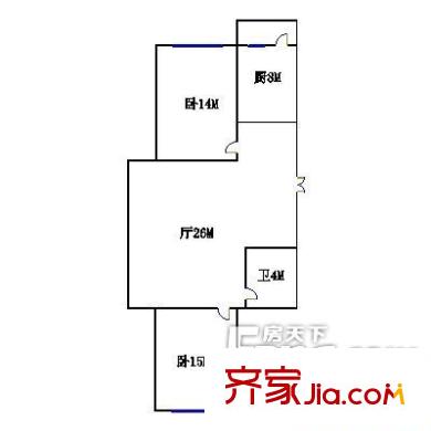 黛秀公寓 戶型圖