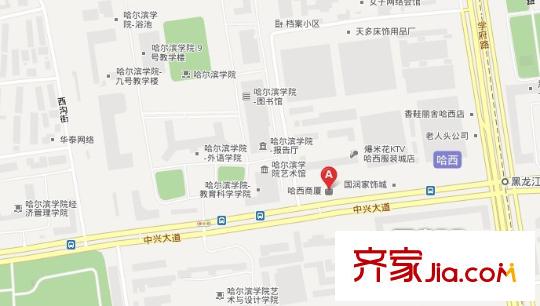 哈西商廈交通圖哈爾濱  