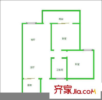 賀達小區(qū) 戶型圖