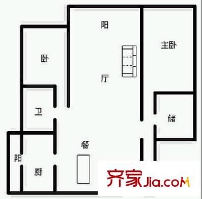 龍博名苑 戶型圖