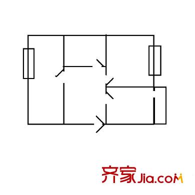 贛南小區(qū)2室1廳1衛(wèi)1廚