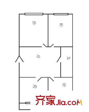 民生東六道街38號小區(qū)戶型圖