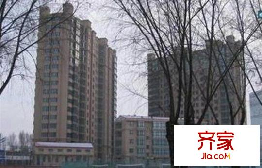 學(xué)府青年城外景圖 