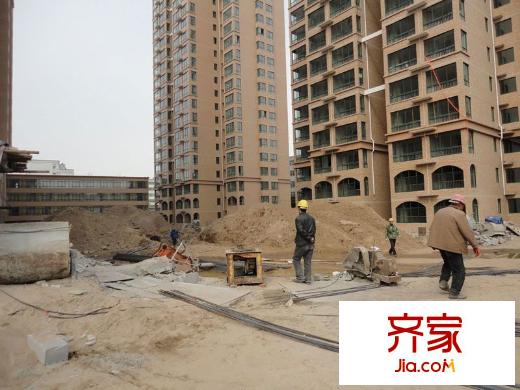 錦繡花園外景圖 施工圖