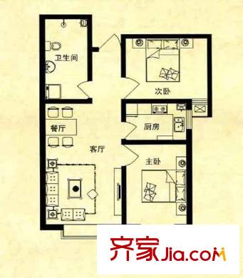 哈爾濱 錦繡花園 戶型圖