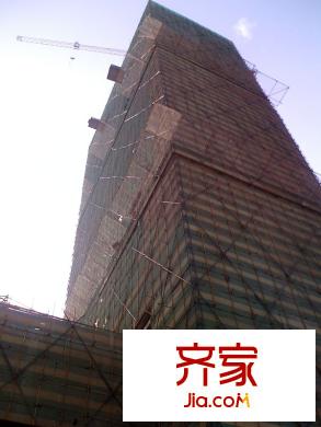 江南明珠實景圖A棟已封頂10-10-13