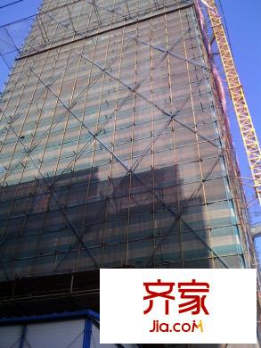江南明珠實景圖B號樓已封頂10-10-13