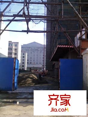 江南明珠實景圖施工主入口及現(xiàn)場實拍10-10-13