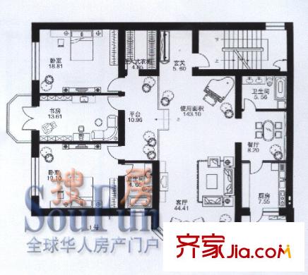杰順花園戶型圖戶型圖 2室1廳1衛(wèi)1廚