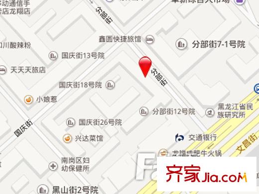 分部街14號小區(qū)交通圖 