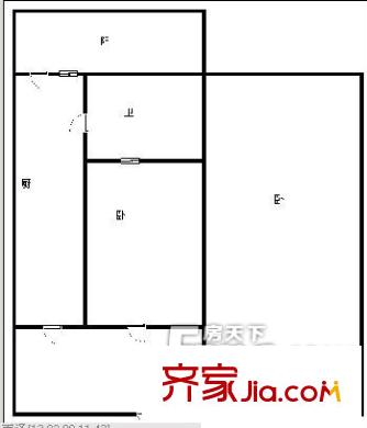 分部街14號(hào)小區(qū)戶型圖分部街小區(qū) 戶型圖 2室1廳1衛(wèi)1廚