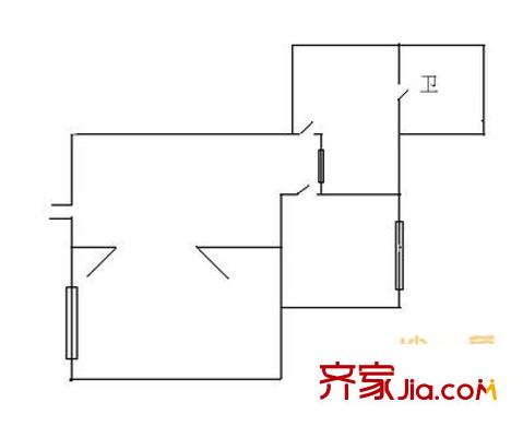分部街14號小區(qū)戶型圖分部街小區(qū) 1室 戶型圖 1室1廳1衛(wèi)1廚
