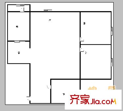 永吉小區(qū) 2室 戶型圖