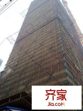 江南明珠實景圖項目已封頂（2010.10.27）