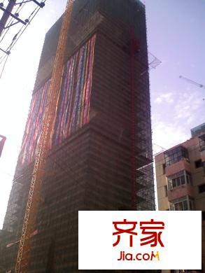 江南明珠實景圖B號樓已封頂10-10-13