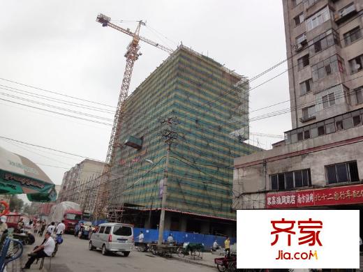 江南明珠外景圖項目施工地遠(yuǎn)景（2010.7.16）