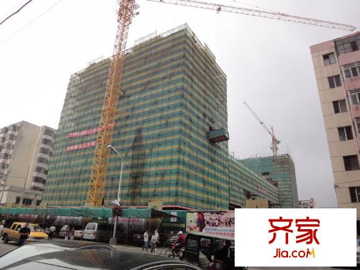 江南明珠外景圖施工現(xiàn)場全景圖（2010.7.16）