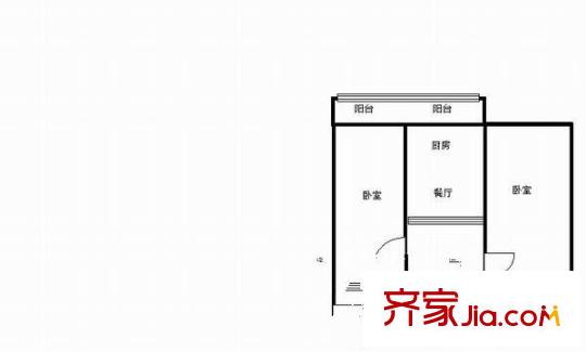 清明四道街1號(hào)小區(qū)戶型圖清明四道街1號(hào) 戶型圖 2室1廳1衛(wèi)