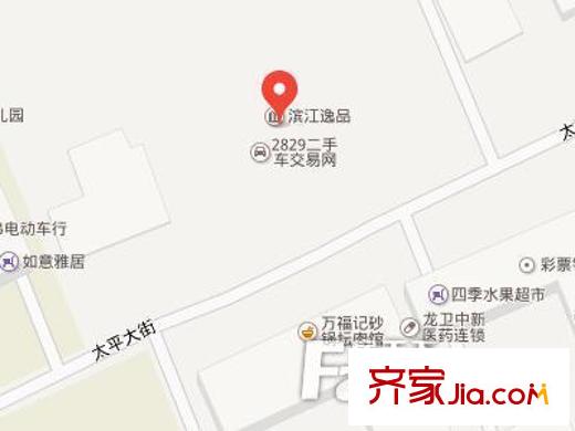 濱江逸品交通圖