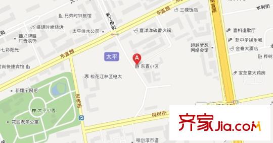 東直小區(qū)交通圖