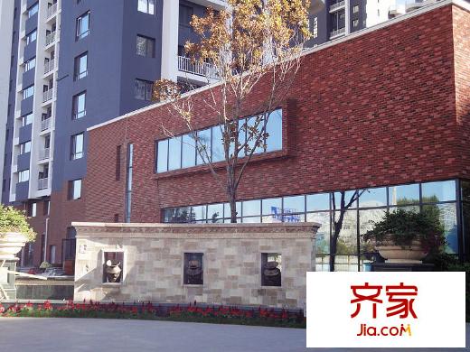 富達(dá)藍(lán)山外景圖小區(qū)入口（2012.10.15）