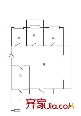 新苑小區(qū) 4室 戶型圖