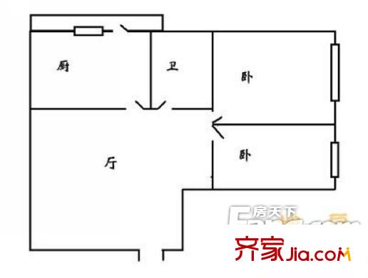  永吉小區(qū) 2室1廳1衛(wèi)1廚