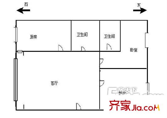 龍民大廈 戶型圖