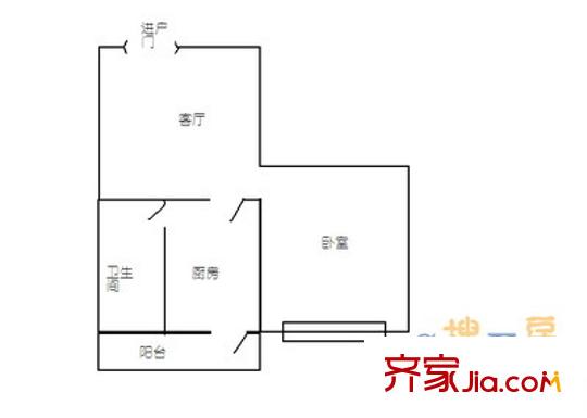 松電新村1室1廳1衛(wèi)1廚