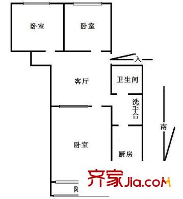 清明四道街1號小區(qū) 戶型圖