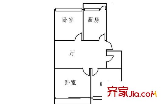 哈爾濱 省政府家屬樓 戶型圖