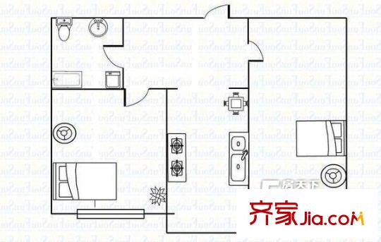 哈爾濱 華僑名苑 戶型圖