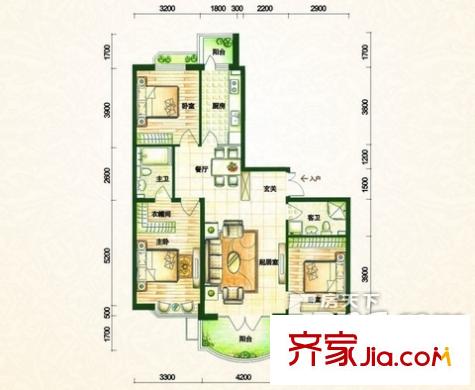 哈爾濱 北岸眾和城 戶型圖