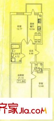  文政雅居戶(hù)型圖