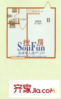 如意雅居戶型圖戶型圖 1室1廳1衛(wèi)1廚