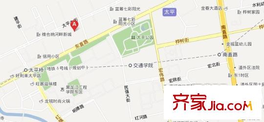太平小區(qū)交通圖