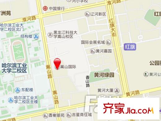 嵩山國(guó)際交通圖 