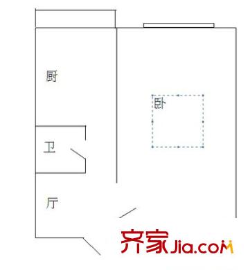 馬端小區(qū) 1室 戶型圖