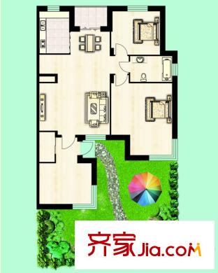 水木蘭亭 一層戶型