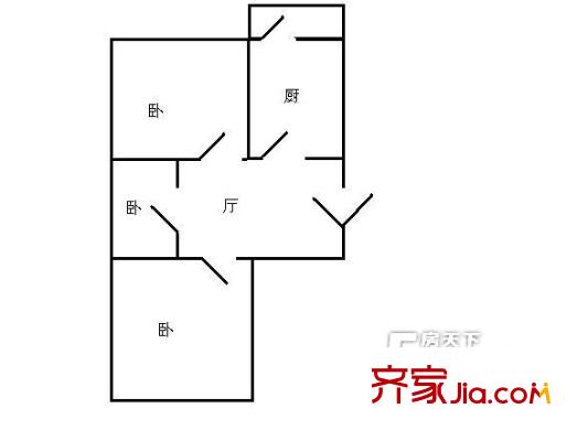經(jīng)濟干部管理學院家屬樓 戶型圖