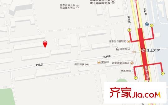經濟干部管理學院家屬樓交通圖 