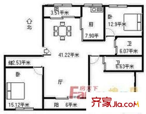 哈爾濱 三姓小區(qū) 戶型圖
